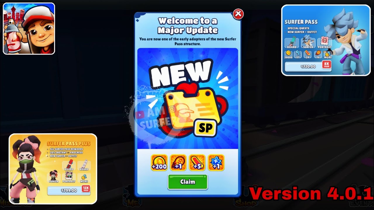 Subway Surfers NEW UPDATE!! Version 4.0.1 SUPER PASS PLUS & What's New?? in Osaka 2025