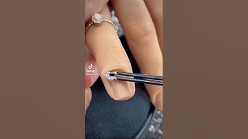 Deep Cleaning Cuticles: Opps this got stuck (Sensitive Content) #shorts#nails#satisfying
