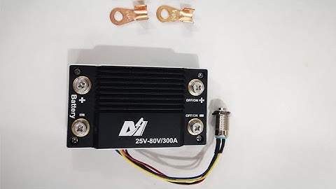 Maytech 25V-80V 300A anti-spark switch (positive disconnect switch) with short circuit protection