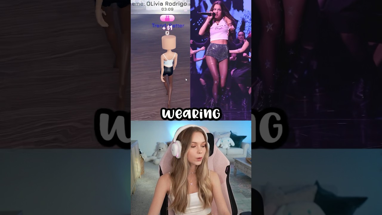 Recreating ICONIC Celebrity Outfits in Dress to Impress ⭐️💗 #roblox #dresstoimpress #oliviarodrigo