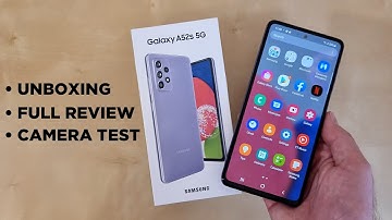 Samsung Galaxy A52s 5G REVIEW, Unboxing and Camera tests
