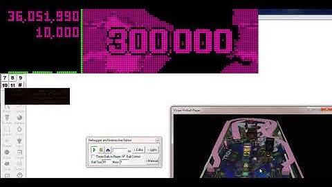 Tron Stern Pinball  PIN2DMD color DMD