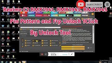 Realme C2 (RMX1945) Pin Pattern Frp 1 Click Unlock By Unlock Tool