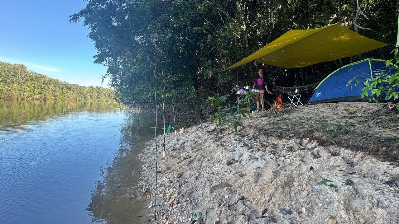 🏕️ACAMPAMENTO NA BARRACA DO RIO ROOSEVELT