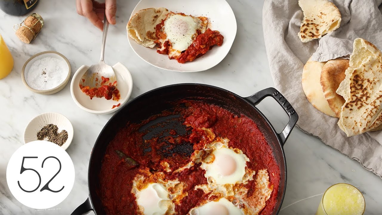 Eggs in Spicy Minted Tomato Sauce | Food52