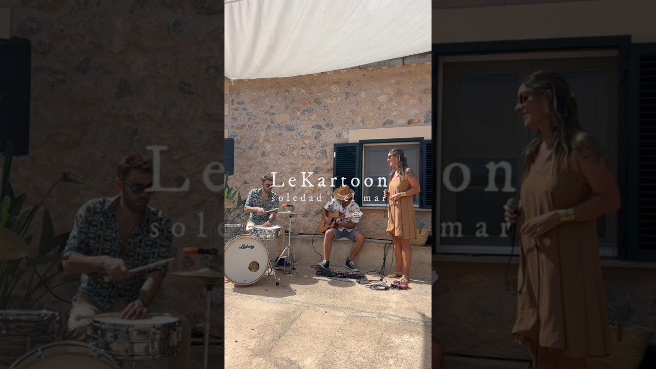 LeKartoon , acoustic trio #mallorca #mediterraneanmusic #weddingband #acoustictrio