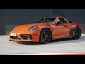 Lava Orange Porsche 911 Carrera GTS (2022)