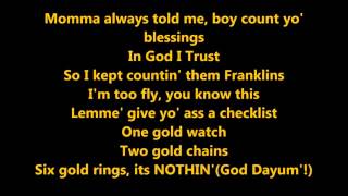 Trinidad James - All Gold Everything-Lyrics on Screen