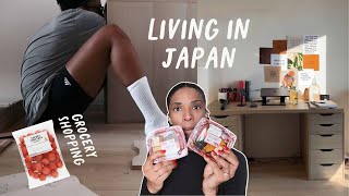 LIVING IN JAPAN 📦 building IKEA drawers, getting organized, and grocery shopping vlog
