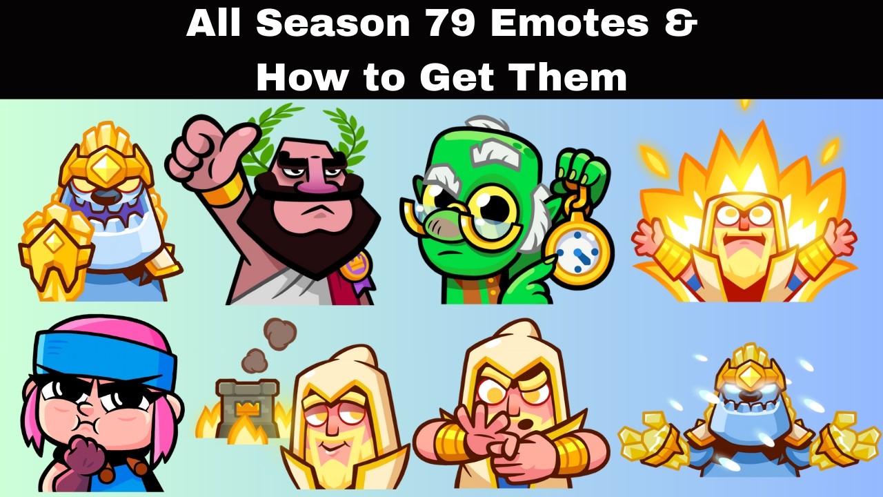 All Season 79 Emotes and How to Get Them