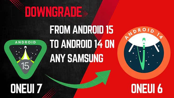 Downgrade any Samsung Phone from Android 15 OneUI 7 to Android 14 OneUI 6 version || English 2025.