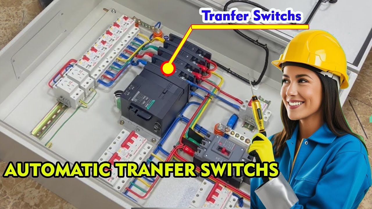 Automation Transfer Switches Electrical Box Installation Project | Electrical Job