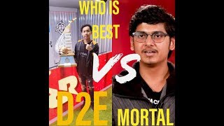 RRQ D2E ||vs||MORTAL||STATS COMPARISON||WHO is best
