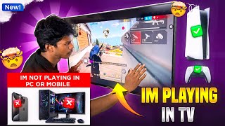 Playing Free Fire on a TV?! 😱 My First Vlog After Face Reveal | Dhanu Dino | Telugu Gaming FF screenshot 2