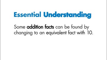 ENVISION GRADE 2: TOPIC 1.3:FLUENTLY ADD AND SUBTRACT WITHIN 20: MAKE A TEN TO ADD