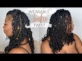 Wearable Cute Boho Twist | Mini Twist On Natural Hair Tutorial