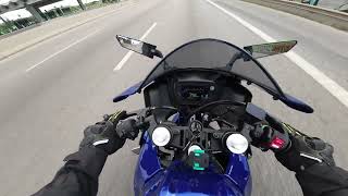 First Highway Ride YAMAHA R125 2024 4k