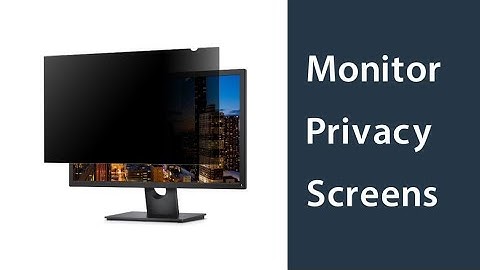 Reversible Computer Monitor Privacy Filters