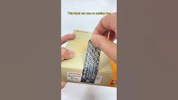 Self adhesive VOID label film Tamper proof printing materials