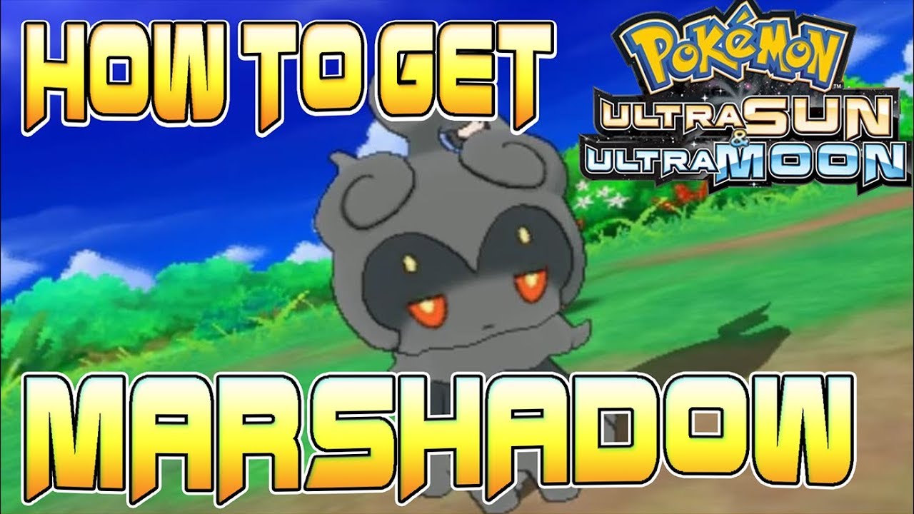 How To Get Marshadow In Pokemon Ultra Sun And Moon And Marshadow Z Crystal Marshadium Z Usum Youtube