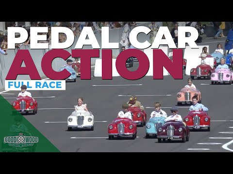 Kids pedal car chaos | 2023 Settrington Cup Pt1 Full Race | Goodwood Revival