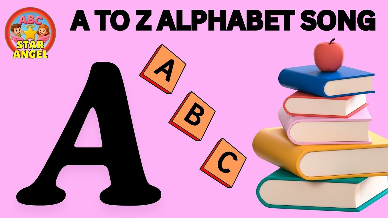 ABC Song for Toddlers Fun A to Z Alphabet Learning Kids Nursery Rhymes ...