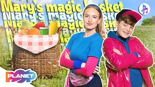 Mary's Magic Basket 💁🏼♀️🧺🍎 Food And Quantities | English For Kids | Planet Pop 🎵 #englishforkids