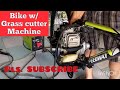 Diy build a motorized bike w grass cutter machine