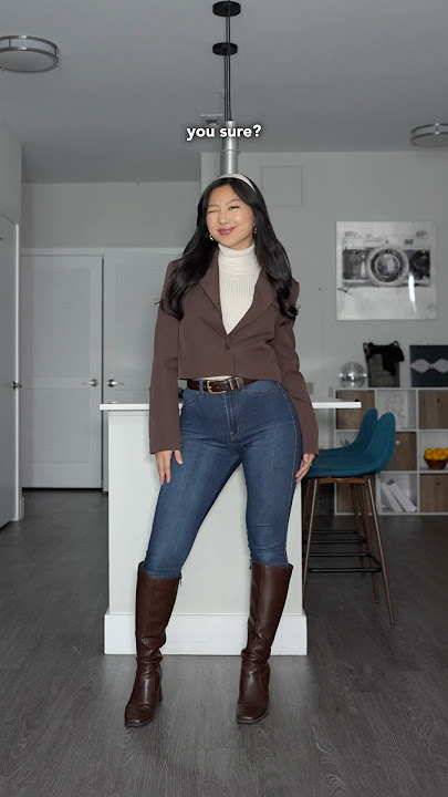 skinny jeans: YAY or NAY? 🤔 Sub for more style ideas 💡#fallfashion #skinnyjeans #fashiontrend