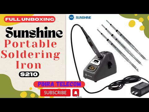 Sunshine S210 Portable Soldering Iron | Full Review | #unboxing #unboxingvideo #mobilerepairing