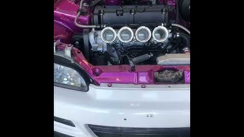 K20 ITB eg on dyno💯