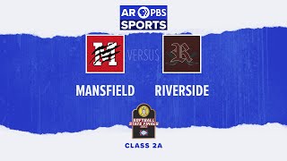 AR PBS Sports 2023 2A Softball State Championship - Mansfield vs. Riverside screenshot 3