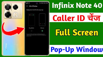 infinix note 40 caller id change,how to change caller id in infinix note 40,caller id change infinix
