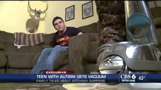 WATCH: Teen with autism given vacuum by Kirby company