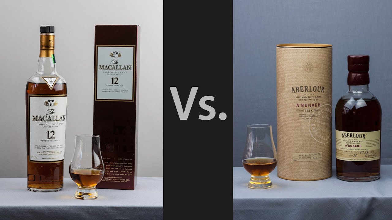 Whisky Video 12 Macallan 12 Vs Aberlour A Bunadh Youtube