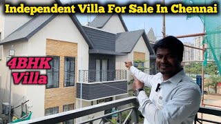 4BHK Independent Villa For Sale In Chennai | CasaGrand Divinity | Band Of Brothers #chennai #villa