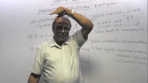VIDEO - 92: Topic 6: DIFFERENTIATION:  HARDER QUESTIONS ON PARAMETRIC EQUATIONS