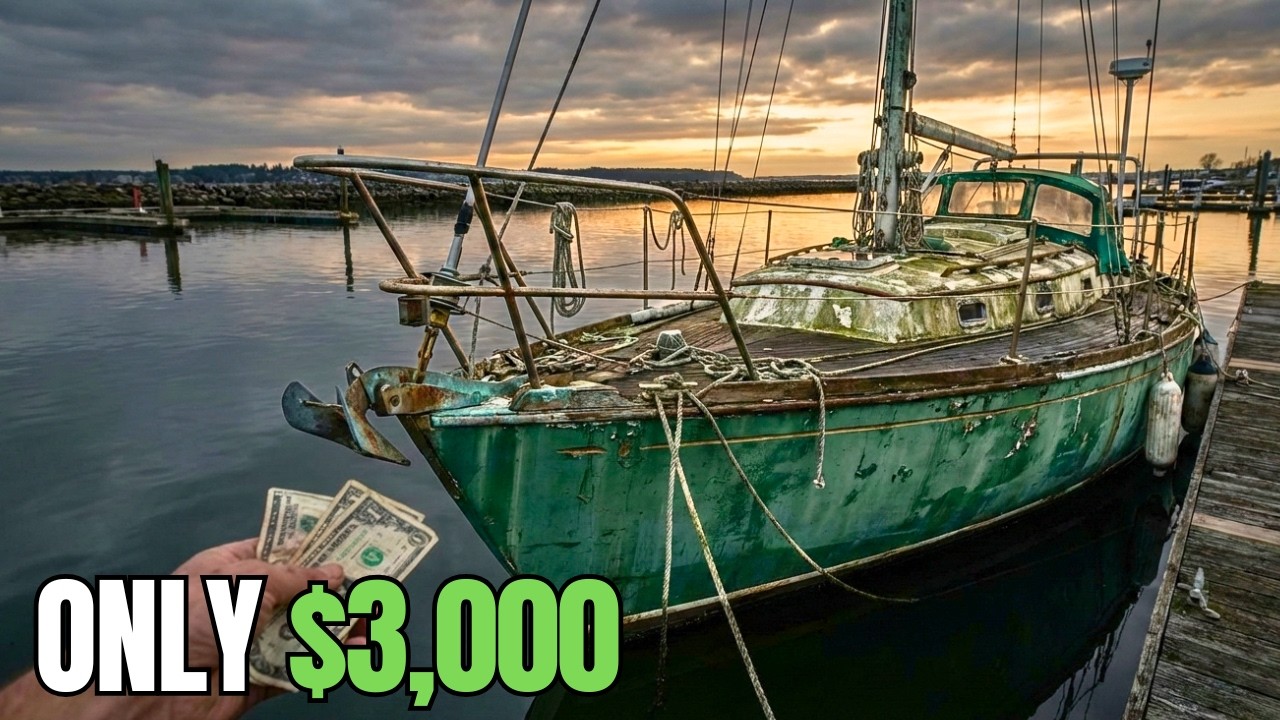 ⁣I Bought a Westsail 32 for ONLY $3,000! Old Sailor Sold Me His Abandoned Classic