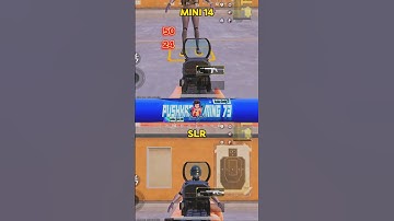 MINI14 vs SLR damage test #bgmi #pubg #shorts #mini #slr #casetoo #levinho #sevou
