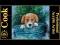 How to Paint a Puppy in a Bucket with Acrylics | with Ginger Cook