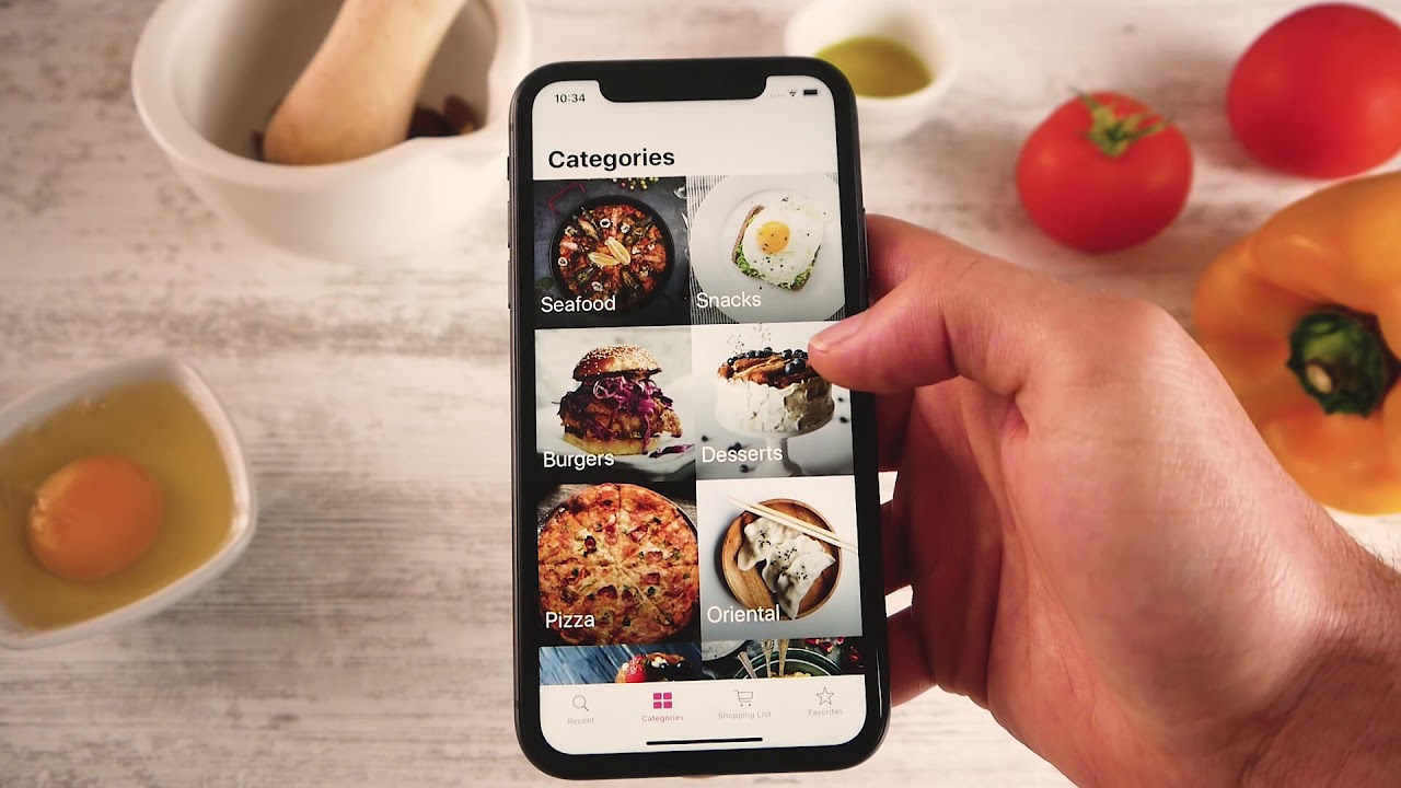 Ultimate Recipe App Template - iOS Demo - YouTube