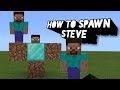 How to Summon Steve In Minecraft