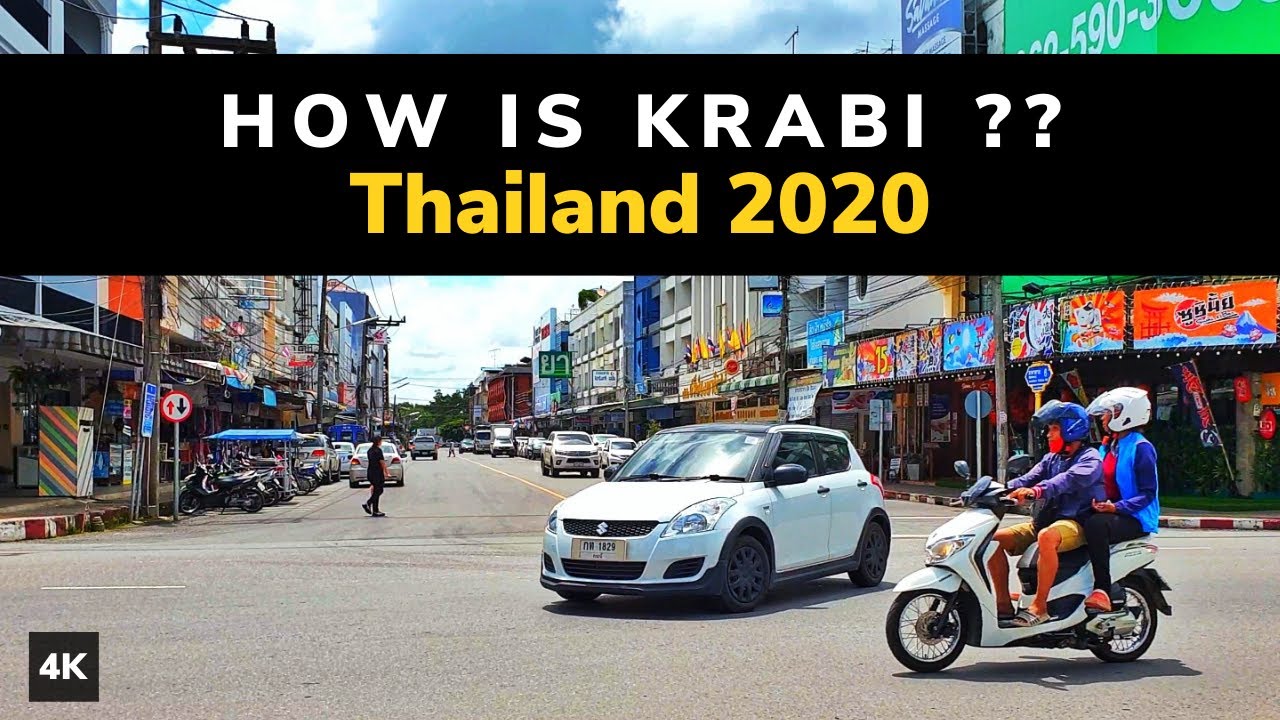 КРАБИ !! Как это будет выглядеть в 2020 году? Пеший тур по Таиланду 4K