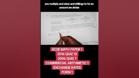 Kcse 2016 mathematics Question 13