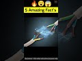 Top 5 Random Amazing Fact's 😱🔥 #shorts
