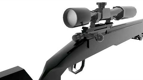 Cinema 4D: Sniper rifle intro(read description)