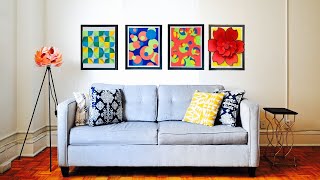 4 Very Easy Paper Crafts| Wall Decoration Ideas| gadac diy| GADAC Creator Of The Week