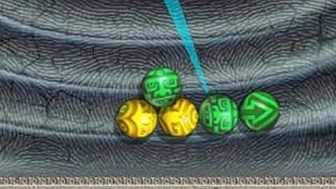 Zuma Deluxe but if i shoot at the wrong color ball, the video ends.