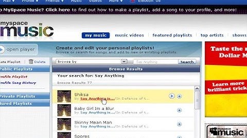 Tutorial - How to Download Music from Myspace.