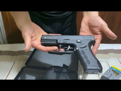 Zoraki 917 T“Model Glock Replica 9 MM ( PAK )full Siyah Tanıtım videosu CASPER BLACK GUN .